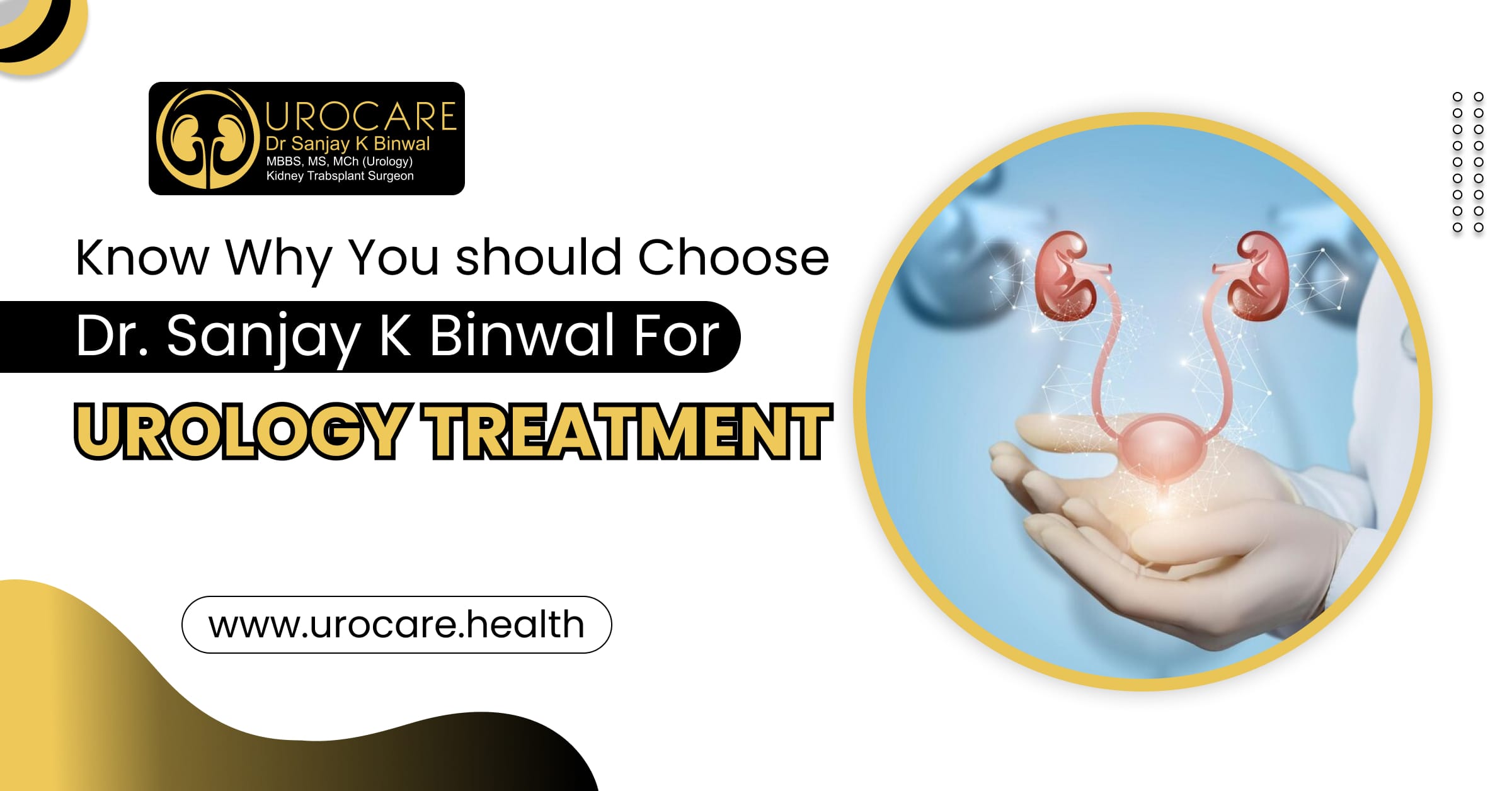 Know why you should choose Dr Sanjay K Binwal for Urology Treatment