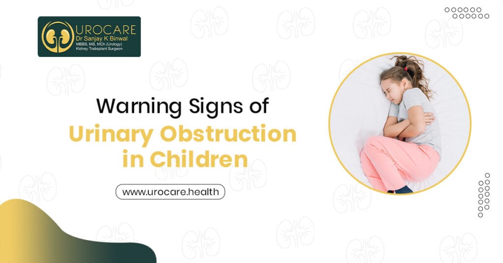 urinary obstruction in children